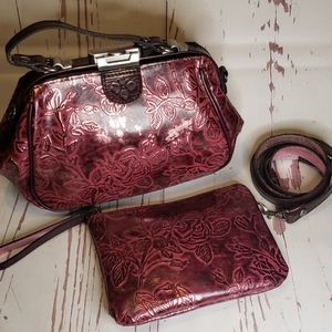 Patricia Nash crossbody and wallet set
